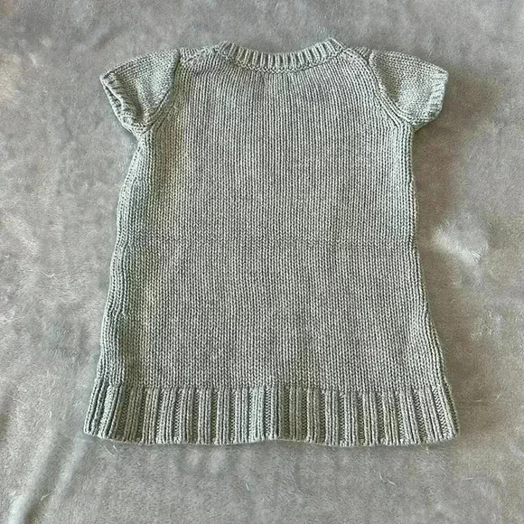 GAP - short  sleeve cable knit dress. Size 6-12 months - Picture 3 of 3